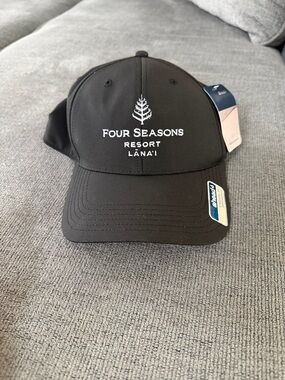 Black Embroidered Baseball Cap